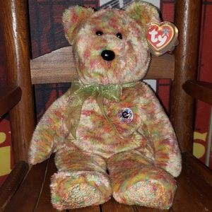 Spreckles 15" Tall Ty Beanie Baby Buddy Bear Online Exclusive w Tag Protector
